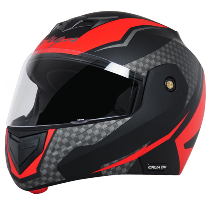 VEGA CRUX DX CHECKS DULL BLACK RED C/V (M) VEGA CRUX DX CHECKS DULL BLACK RED C/V (M)