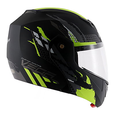 VEGA CRUX DX FLEX DULL BLACK NEON YELLOW C/V (M)