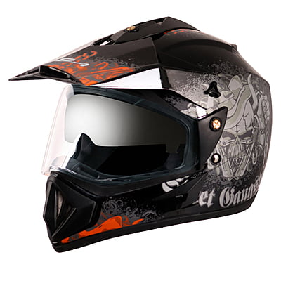 VEGA OFFROAD D/V GANGSTER BLACK ORANGE (M)