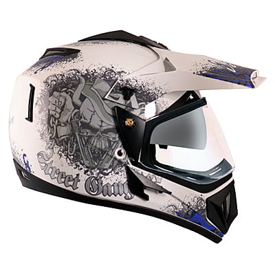 VEGA OFFROAD D/V GANGSTER WHITE M. BLUE (M)