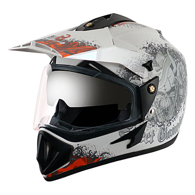 VEGA OFFROAD D/V GANGSTER WHITE ORANGE (L)