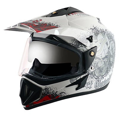 VEGA OFFROAD D/V GANGSTER WHITE RED C/V (L)