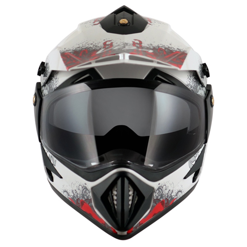 VEGA OFF ROAD D/V GANGSTER WHITE RED-M