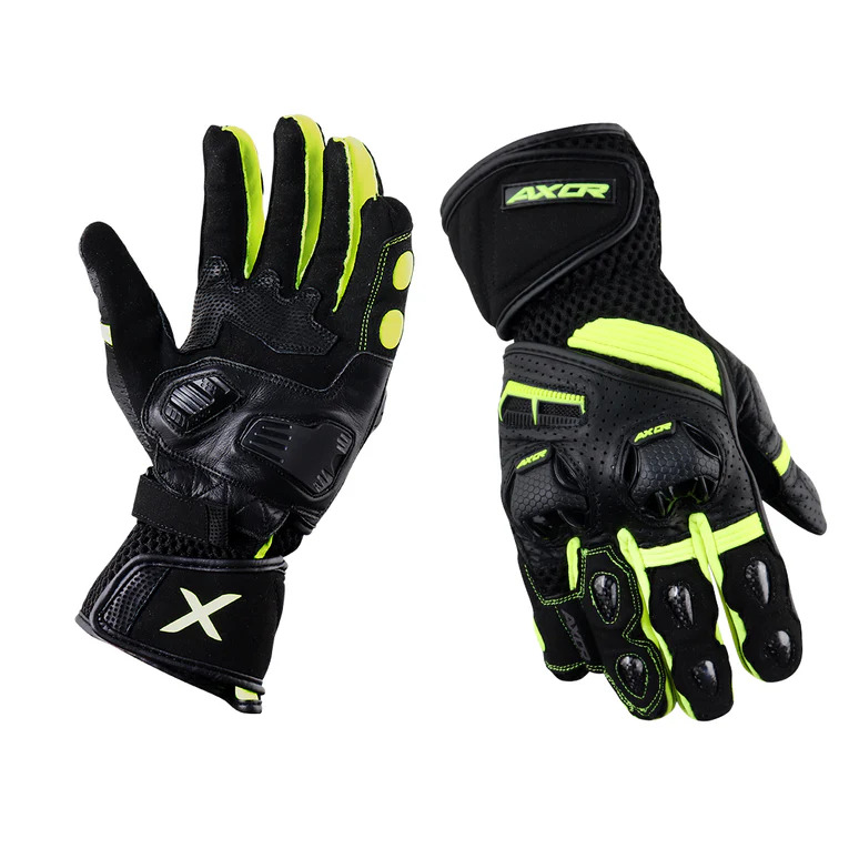 AXOR GLOVES GATOR BLACK/NEON (L)