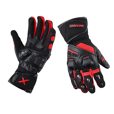 AXOR GLOVES GATOR BLACK/RED (XL)