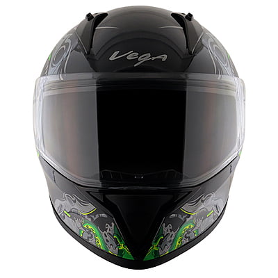 VEGA BOLT OCTOPUS BLACK NEON GREEN M/V (L)