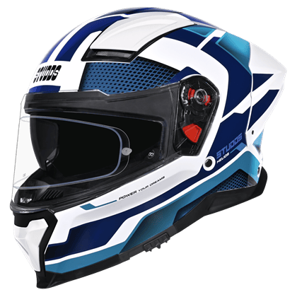 STUDDS HELIOS D1 ASPHALT MATT WHITE N1 BLUE C/V (XL)