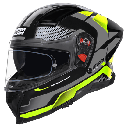 STUDDS HELIOS D1 ASPHALT BLACK N3 GREEN C/V (M)