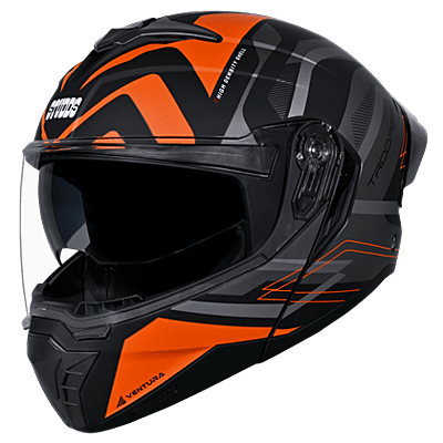 STUDDS TROOPER D3 BLACK N10 ORANGE D/V (M)