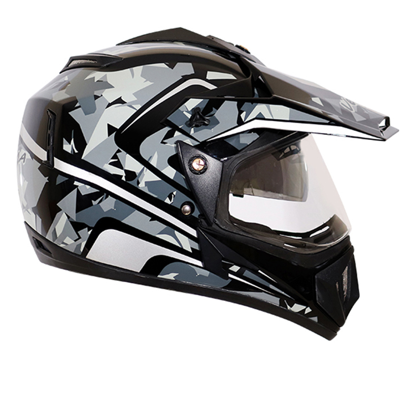 VEGA OFF ROAD D/V CAMO DULL BLACK SILVER M