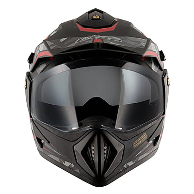 VEGA OFFROAD D/V CAMO DULL BLACK RED (M)