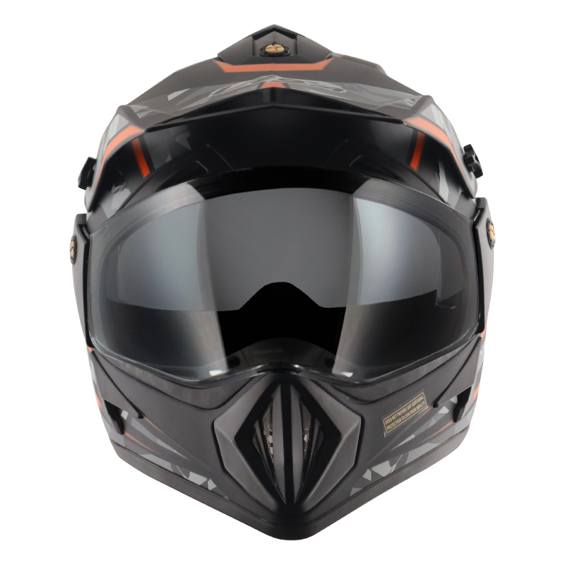 VEGA OFF ROAD D/V CAMO DULL BLACK ORANGE L