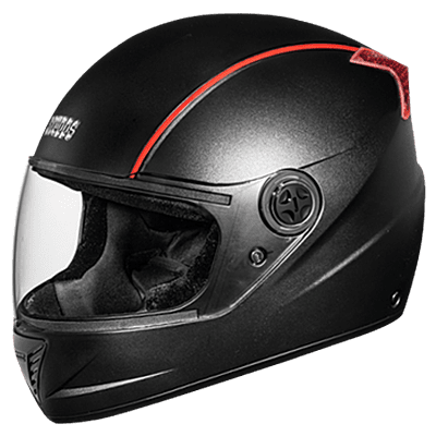 STUDDS PROFESSIONAL BLACK WITH RED STRIP C/V (L)