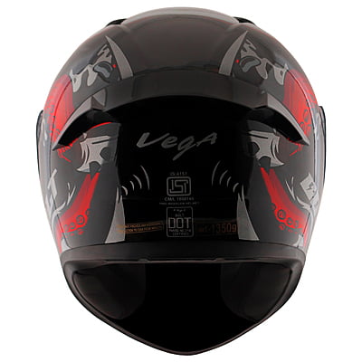 VEGA BOLT OCTOPUS BLACK RED M/V (L)