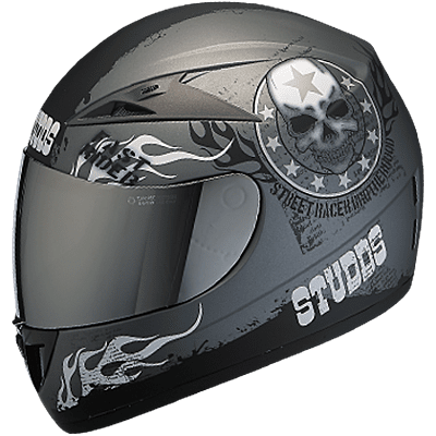 STUDDS SCORPION D3 MATT GUN GREY M/V (XL)
