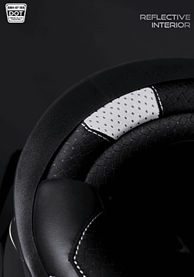 STEELBIRD SBH-57 ISS FIGHTER F8 GLOSSY BLACK/WHITE C/V 600MM WITH EXTRA SMOKE VISOR STEELBIRD SBH-57 ISS FIGHTER F8 GLOSSY BLACK/WHITE C/V 600MM WITH EXTRA SMOKE VISOR
