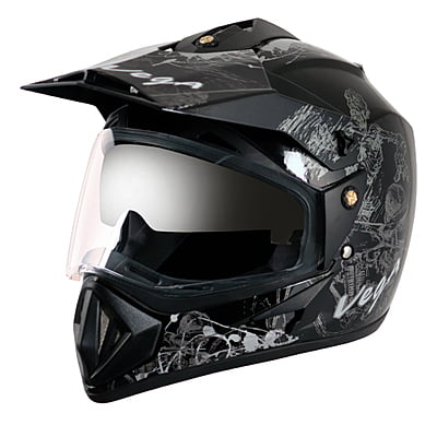 VEGA OFFROAD D/V SKETCH BLACK SILVER (M)