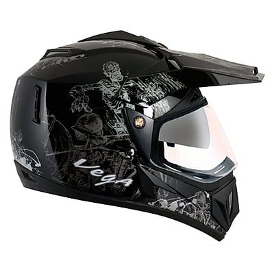 VEGA OFFROAD D/V SKETCH BLACK SILVER (L)