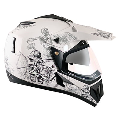 VEGA OFFROAD D/V SKETCH WHITE SILVER (L)