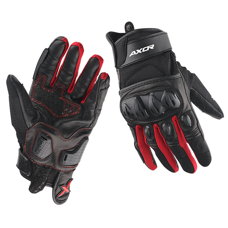 AXOR GLOVES F/F VIPER BLACK RED 2XL