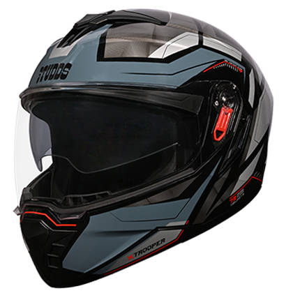STUDDS TROOPER D2 BLACK N4 GREY D/V (M)