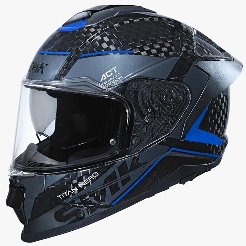 SMK TITAN CARBON NERO GL256 GLOSSY BLACK/GREY 580 MM (L)
