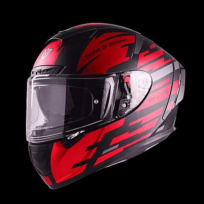 IGNYTE IGN-4 (SB-67 ISS) CH. GLOSSY BLACK/RED C/V 620 MM
