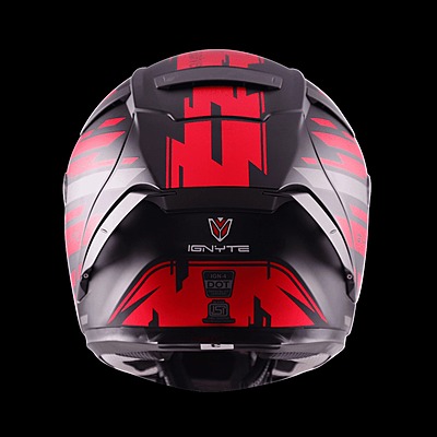 IGNYTE IGN-4 (SB-67 ISS) CH. GLOSSY BLACK/RED C/V 620 MM
