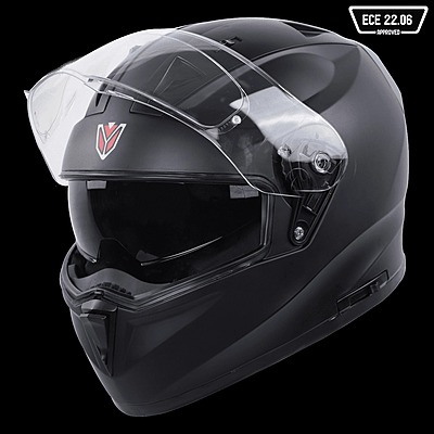 IGNYTE IGN-7 ECE 22.06 MATT BLACK C/V 600 MM
