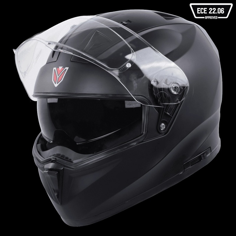 IGNYTE IGN-7 ECE 22.06 MATT BLACK C/V 600 MM