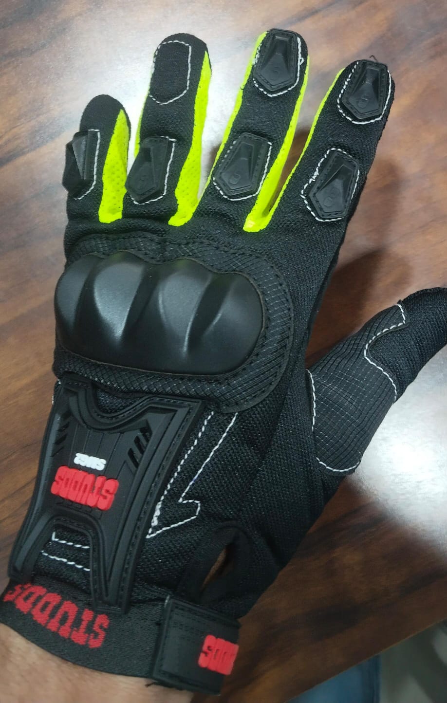 STUDDS GLOVES SMG-2 YELLOW (S)
