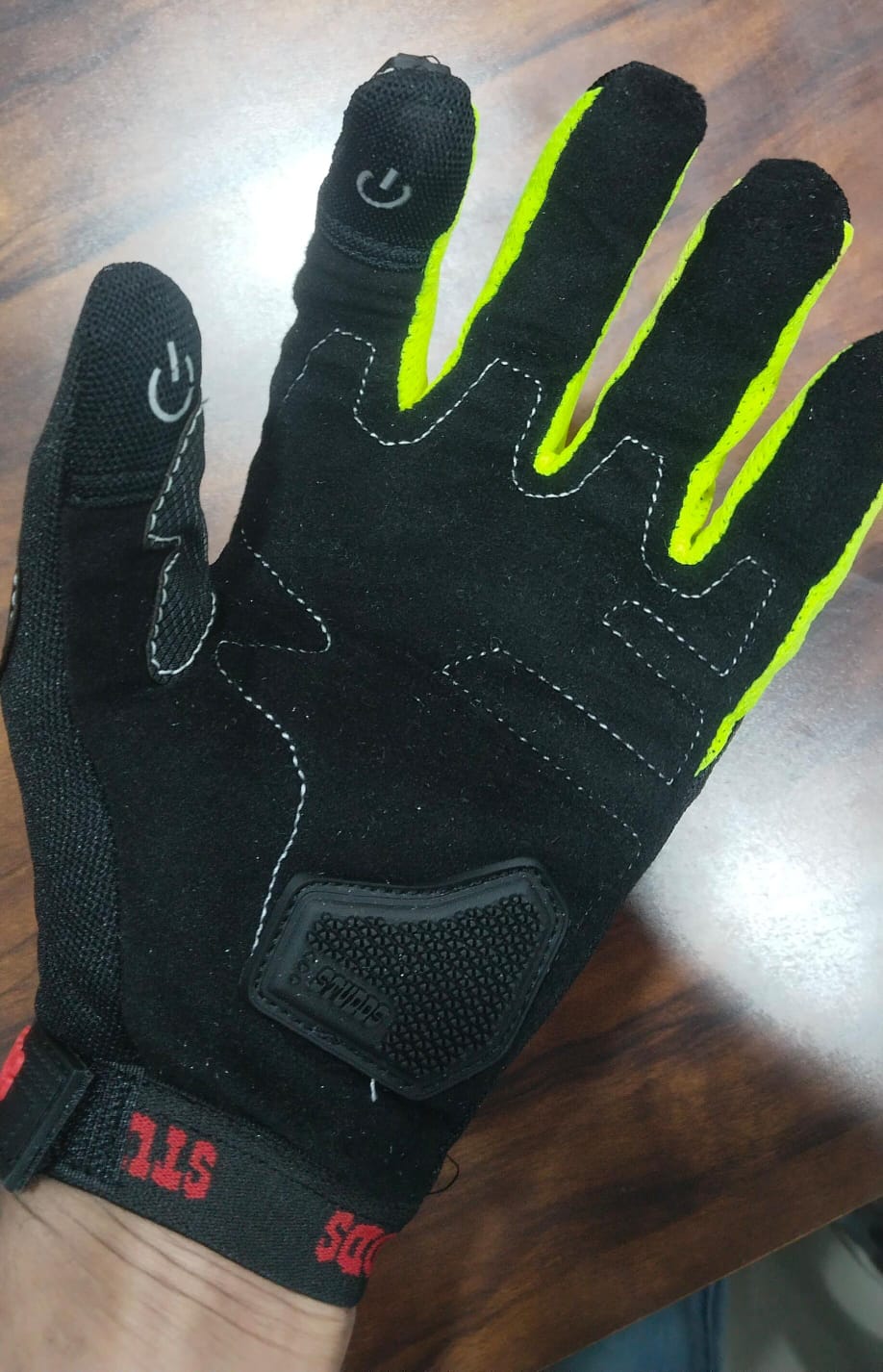 STUDDS GLOVES SMG-2 YELLOW (S)