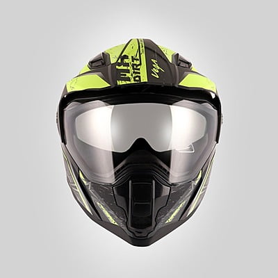 VEGA MOUNT D/V MAX DIRT DULL BLACK NEON YELLOW (L)