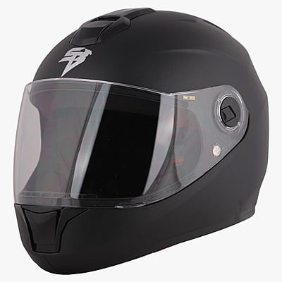 STEELBIRD SBH-11 ZOOM PLUS DASHING BLACK C/V (M)