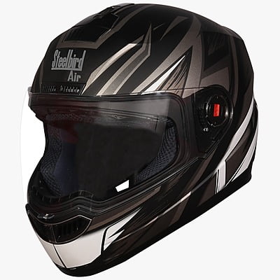 STEELBIRD SBA-1 THYRL GREY/MATT BLACK C/V (L)