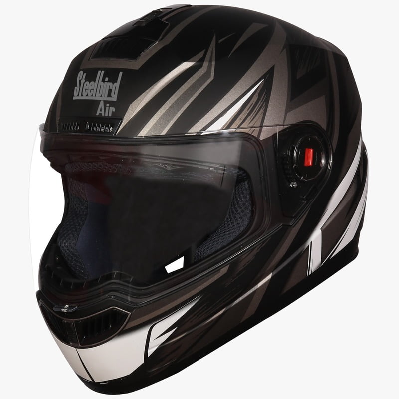 STEELBIRD SBA-1 THYRL GREY/MATT BLACK C/V (L)