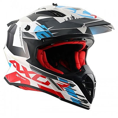 AXOR XCROSS XL MOTOCROSS WHITE RED 58 MM