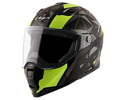 VEGA STORM DRIFT DULL BLACK NEON YELLOW C/V (L)