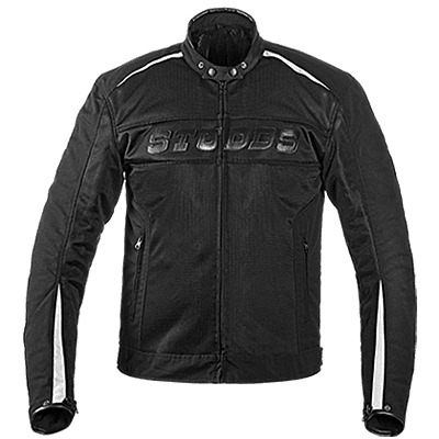 STUDDS MOTORCYCLE RIDDING JACKET WITH ACCESSORIES SMJ-2 BLACK 42 CM (L)