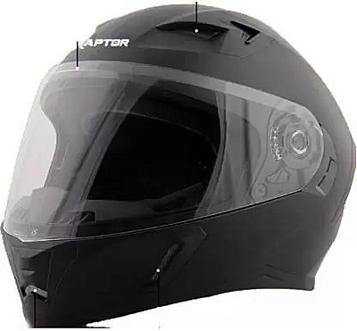 STEELBIRD SBA-21 RAPTOR BLACK C/V (L)