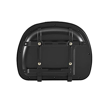 STUDDS SIDE BOX CRUISER WITH MAIN FRAME WITH UNIVERSAL FITMENT CLAMPS (LEFT) BLACK