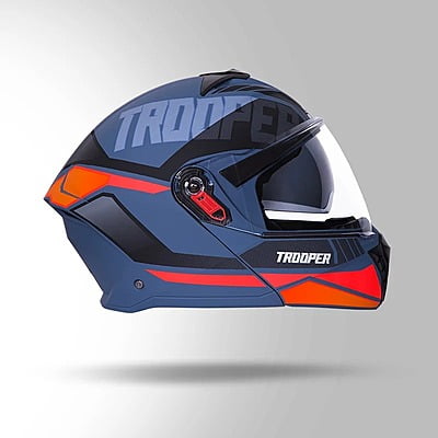 STUDDS TROOPER D1 MATT BLUE N8 PINK D/V (L)