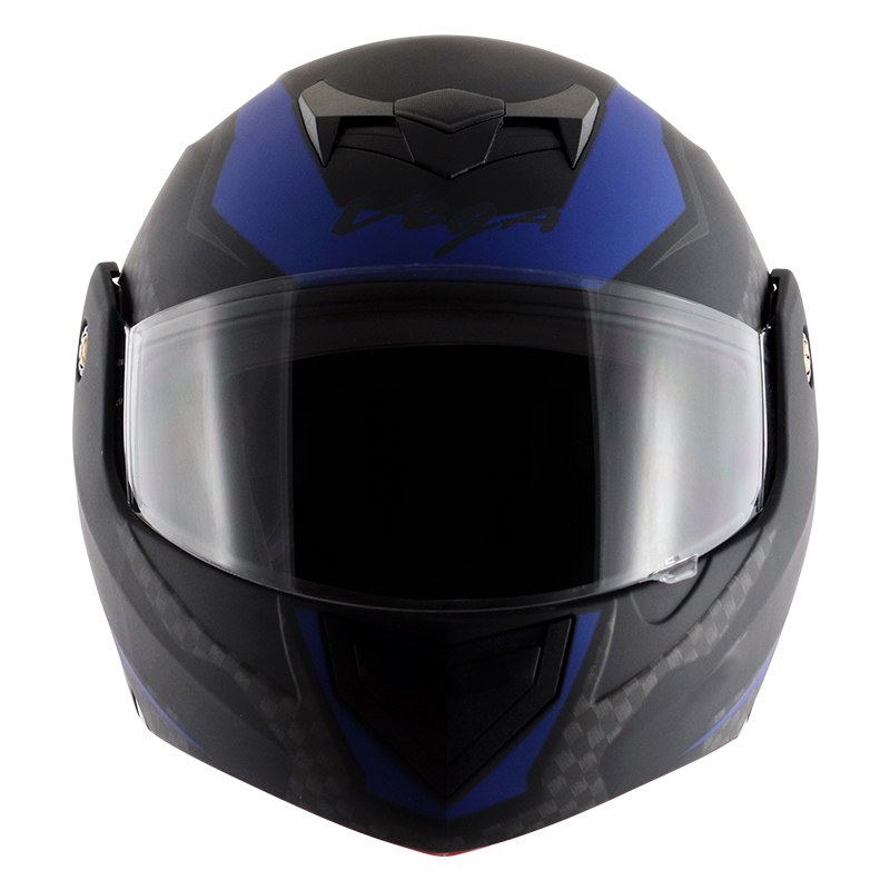 VEGA CRUX DX CHECKS DULL BLACK M.BLUE C/V (L)