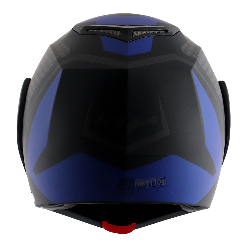 VEGA CRUX DX CHECKS DULL BLACK M.BLUE C/V (L)