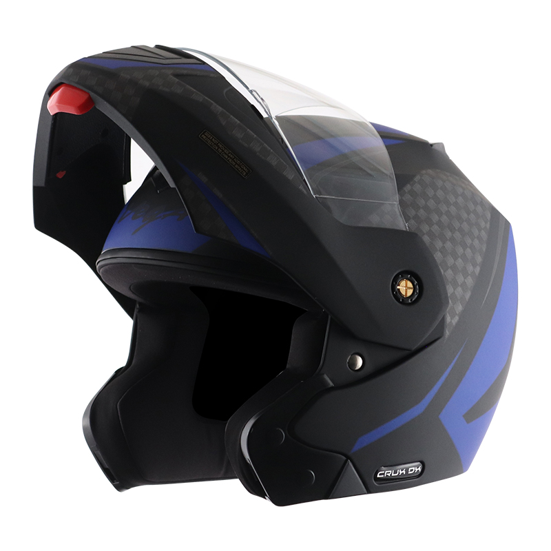 VEGA CRUX DX CHECKS DULL BLACK M.BLUE C/V (L)