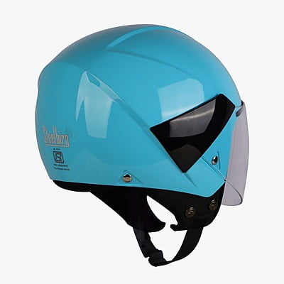 STEELBIRD SBH-5 TRIPLE NINE GLOSSY JAZZ BLUE C/V 580 MM