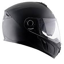 VEGA EVO BLACK DOUBLE VISOR C/V (M)