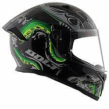VEGA BOLT OCTOPUS BLACK NEON GREEN M/V (M)