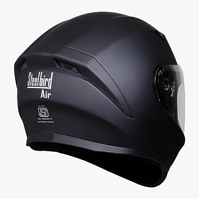 STEELBIRD SBA-21 RAPTOR BLACK C/V (L)
