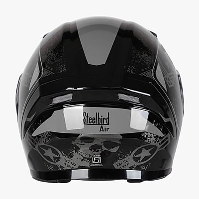 STEELBIRD SBA-21 COMBAT MATT BLACK/GREY C/V (M)
